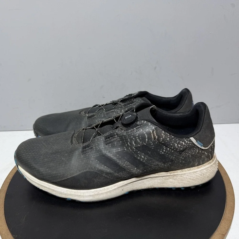 Adidas Golf Shoes Mens Size 15 Black BOA Spikeless Athletic Sneakers GV9789